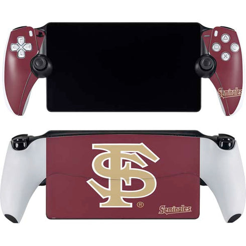 Florida State FSU Seminoles Initials PlayStation Portal Remote Player Skin