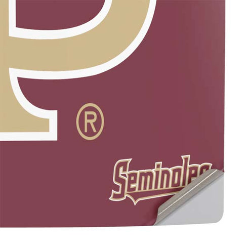Florida State FSU Seminoles Initials PS5 Pro Console Skin