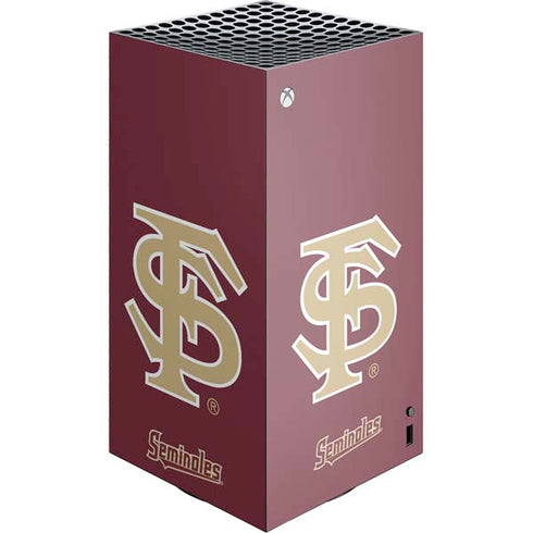 Florida State FSU Seminoles Initials XBox Series X Digital Edition Console Skin