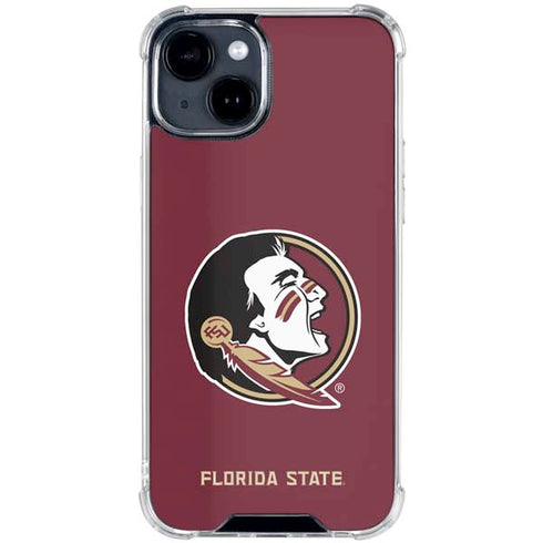 Florida State FSU Seminoles iPhone 15 Clear Case
