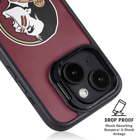 Florida State FSU Seminoles iPhone 15 Kickstand Case