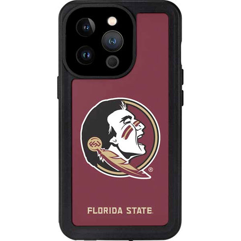 Florida State FSU Seminoles iPhone 15 Pro Waterproof Case