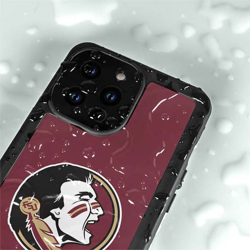 Florida State FSU Seminoles iPhone 15 Pro Waterproof Case