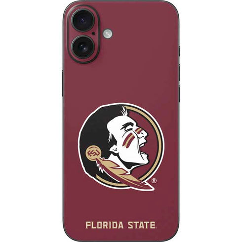 Florida State FSU Seminoles iPhone 16 Plus Skin