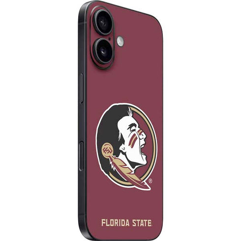 Florida State FSU Seminoles iPhone 16 Plus Skin