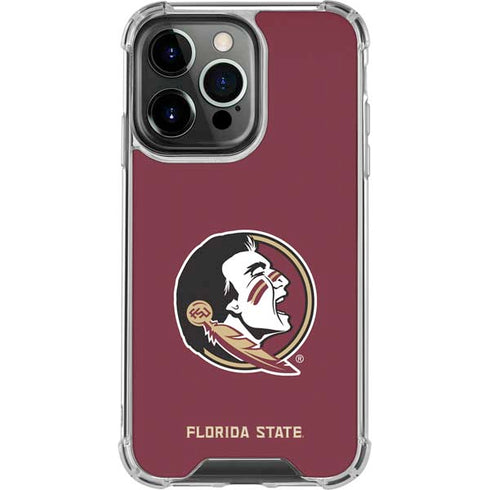 Florida State FSU Seminoles iPhone 16 Pro Clear Case