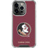 Florida State FSU Seminoles iPhone 16 Pro Clear Case