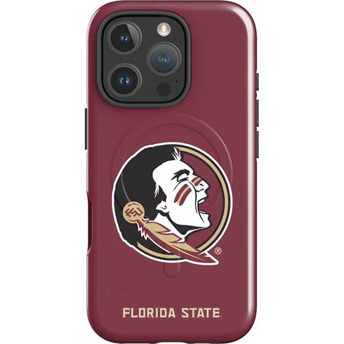 Florida State FSU Seminoles iPhone 16 Pro Max Magsafe Impact Case