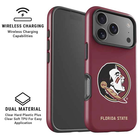 Florida State FSU Seminoles iPhone 17 Pro Max Magsafe Impact Case