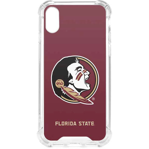 Florida State FSU Seminoles iPhone XS Clear Case