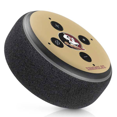 Florida State FSU Seminoles Logo Amazon Echo Dot Skin