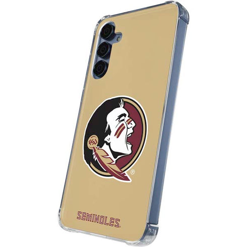 Florida State FSU Seminoles Logo Galaxy A55 5G Clear Case