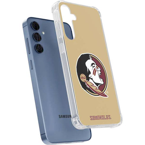 Florida State FSU Seminoles Logo Galaxy A55 5G Clear Case