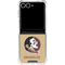 Florida State FSU Seminoles Logo Galaxy Z Flip7 Clear Case