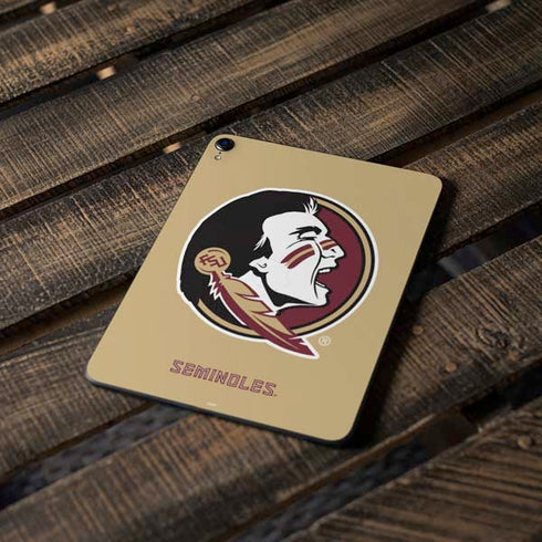 Florida State FSU Seminoles Logo Apple iPad Pro Skin