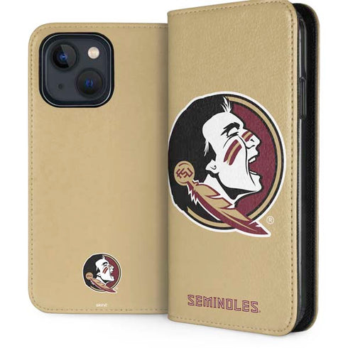 Florida State FSU Seminoles Logo iPhone 15 Folio Case