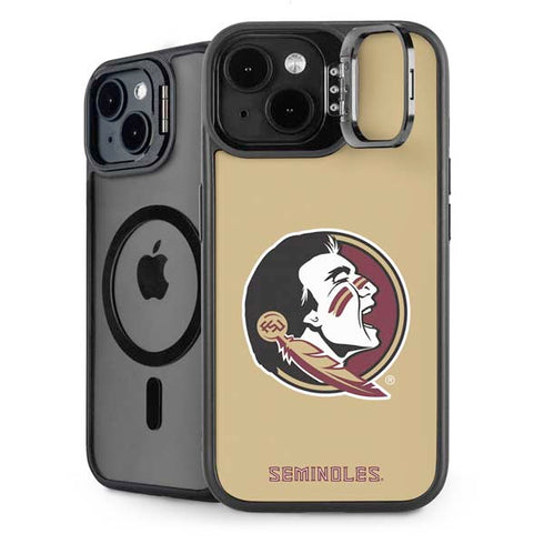Florida State FSU Seminoles Logo iPhone 15 Kickstand Case