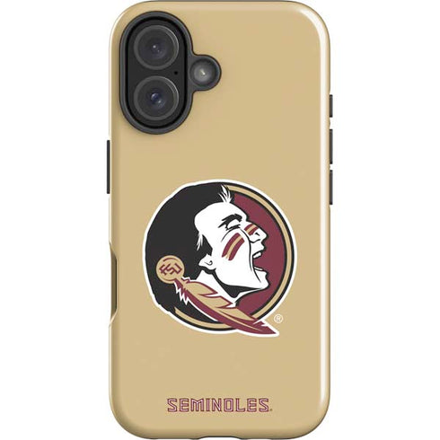Florida State FSU Seminoles Logo iPhone 16 Plus Impact Case