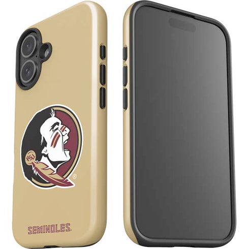 Florida State FSU Seminoles Logo iPhone 16 Plus Impact Case