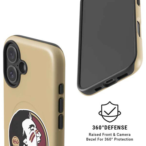 Florida State FSU Seminoles Logo iPhone 16 Plus Magsafe Impact Case