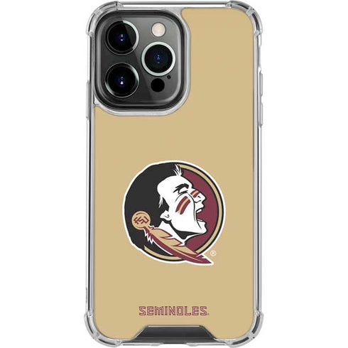 Florida State FSU Seminoles Logo iPhone 16 Pro Clear Case