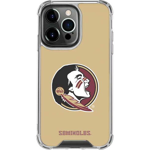 Florida State FSU Seminoles Logo iPhone 16 Pro Max Clear Case