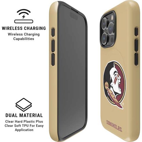 Florida State FSU Seminoles Logo iPhone 16 Pro Max Magsafe Impact Case