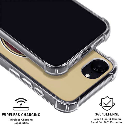 Florida State FSU Seminoles Logo iPhone 16e Clear Case