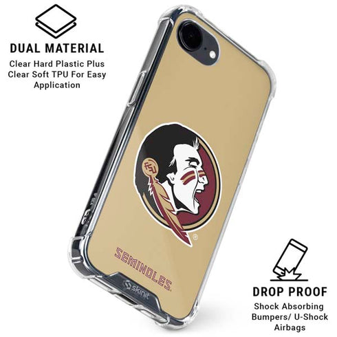 Florida State FSU Seminoles Logo iPhone 16e Clear Case