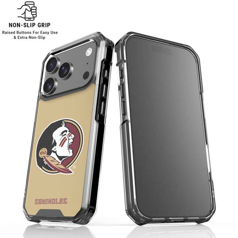 Florida State FSU Seminoles Logo iPhone 17 Pro Clear Case