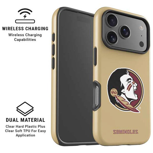 Florida State FSU Seminoles Logo iPhone 17 Pro Max Magsafe Impact Case
