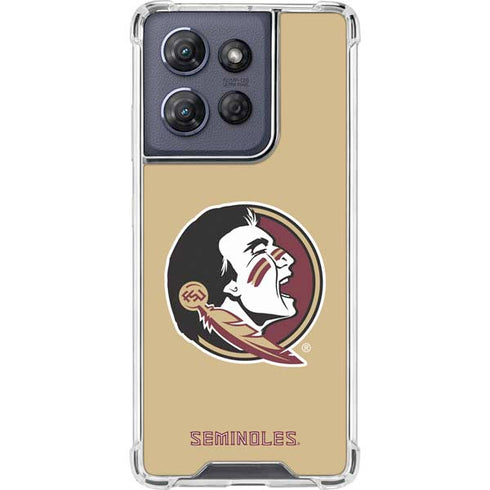 Florida State FSU Seminoles Logo Moto G Stylus 5G (2025) Clear Case