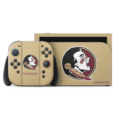 Florida State FSU Seminoles Logo Nintendo Switch 2 (2025) with Joy-Con Skin