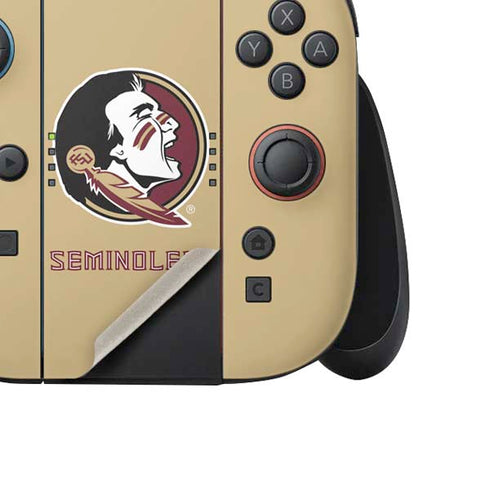 Florida State FSU Seminoles Logo Nintendo Switch 2 (2025) Joy-Con Controller Skin