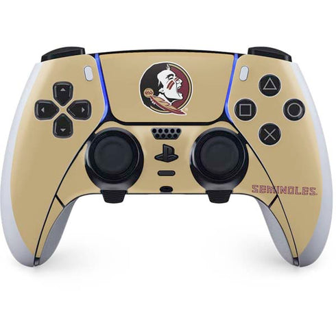 Florida State FSU Seminoles Logo PS5 DualSense Edge Pro Controller Skin