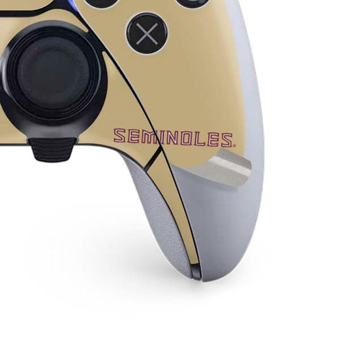 Florida State FSU Seminoles Logo PS5 DualSense Edge Pro Controller Skin