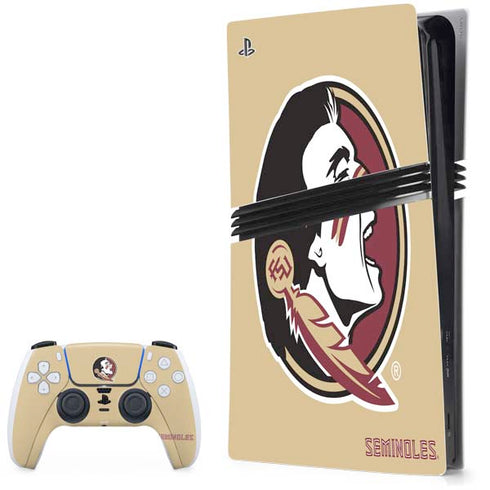 Florida State FSU Seminoles Logo PS5 Pro Bundle Skin