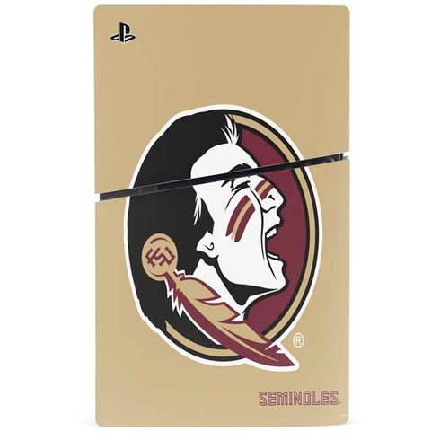 Florida State FSU Seminoles Logo PS5 Slim Digital Edition Console Skin