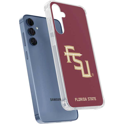 Florida State FSU Seminoles Maroon Galaxy A35 5G Clear Case
