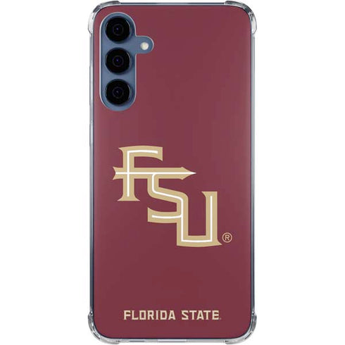 Florida State FSU Seminoles Maroon Galaxy A55 5G Clear Case
