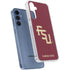 Florida State FSU Seminoles Maroon Galaxy A55 5G Clear Case