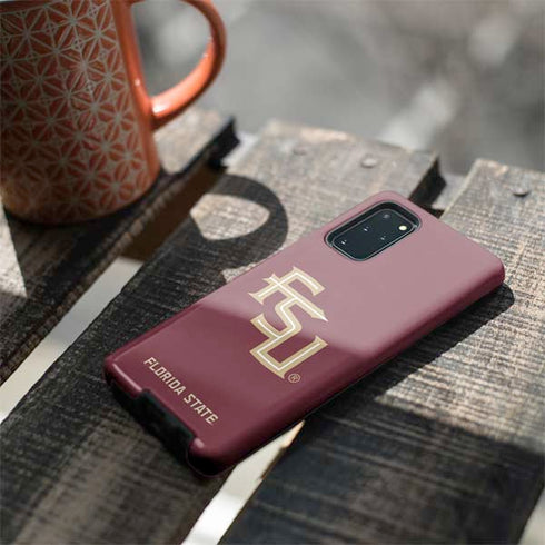 Florida State FSU Seminoles Maroon Galaxy S20 Plus Pro Case