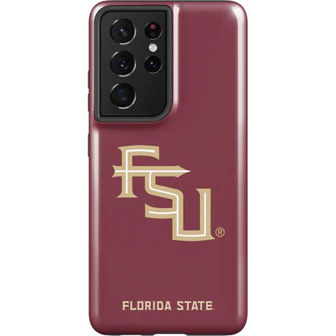 Florida State FSU Seminoles Maroon Galaxy S21 Ultra 5G Pro Case