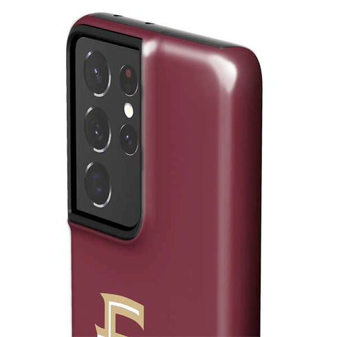 Florida State FSU Seminoles Maroon Galaxy S21 Ultra 5G Pro Case