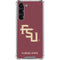 Florida State FSU Seminoles Maroon Galaxy S24 FE Clear Case
