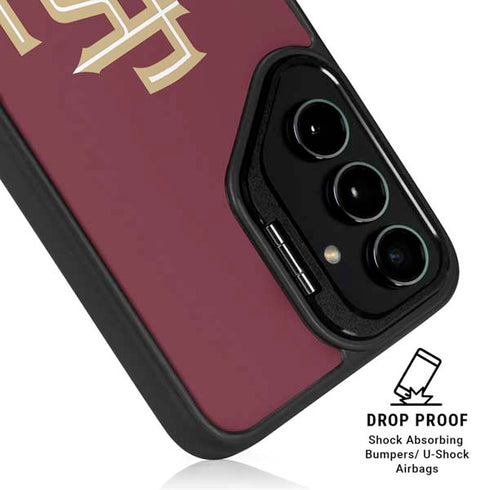 Florida State FSU Seminoles Maroon Galaxy S24 FE Kickstand Case