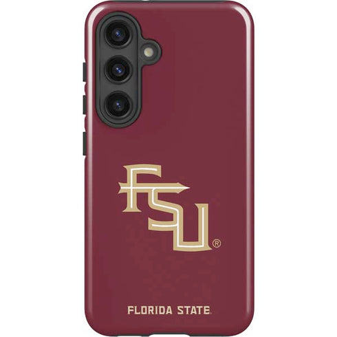 Florida State FSU Seminoles Maroon Galaxy S25 Plus Impact Case