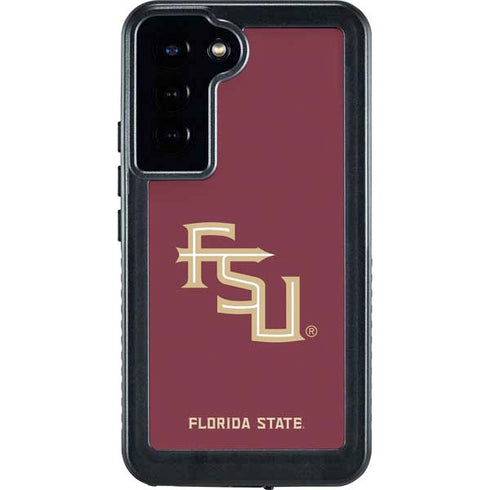 Florida State FSU Seminoles Maroon Galaxy S24 Plus Waterproof Case