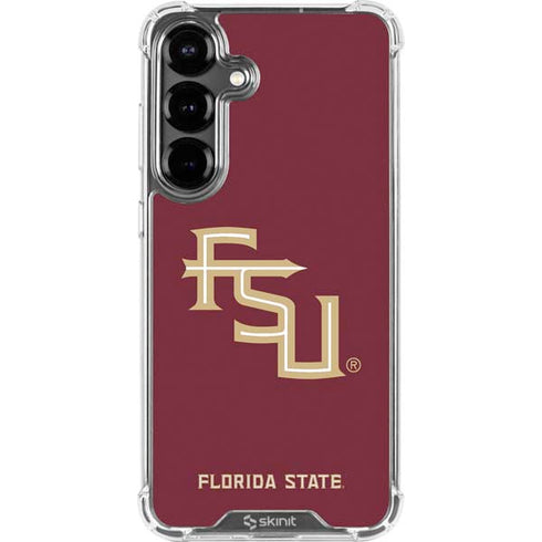 Florida State FSU Seminoles Maroon Galaxy S26 Clear Case