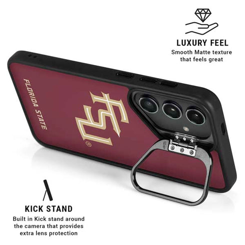 Florida State FSU Seminoles Maroon Galaxy S26 Kickstand Case